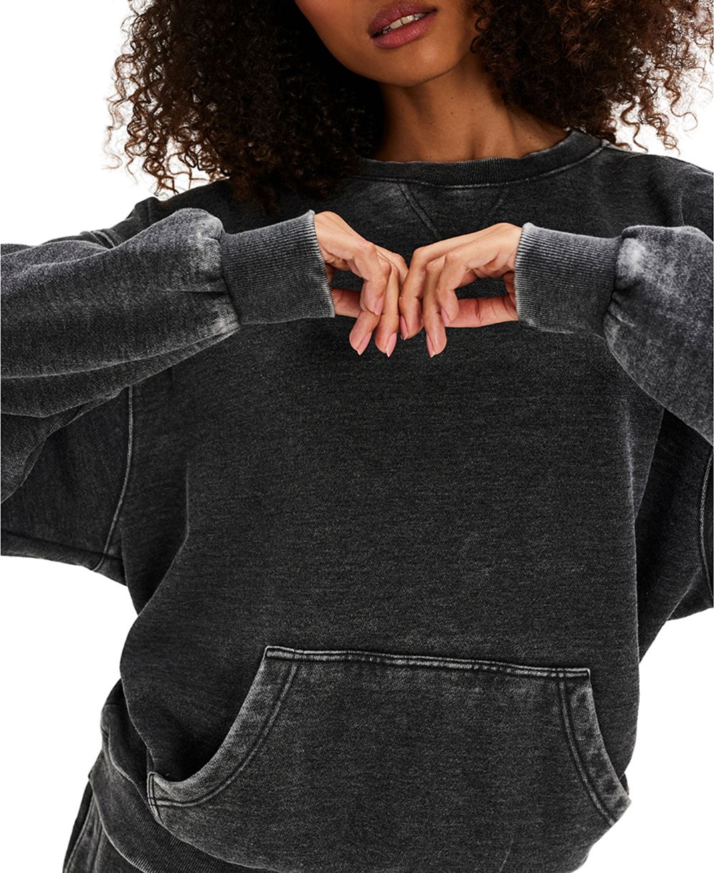 Free People Women's Slow It Down Pullover Sweatshirt
