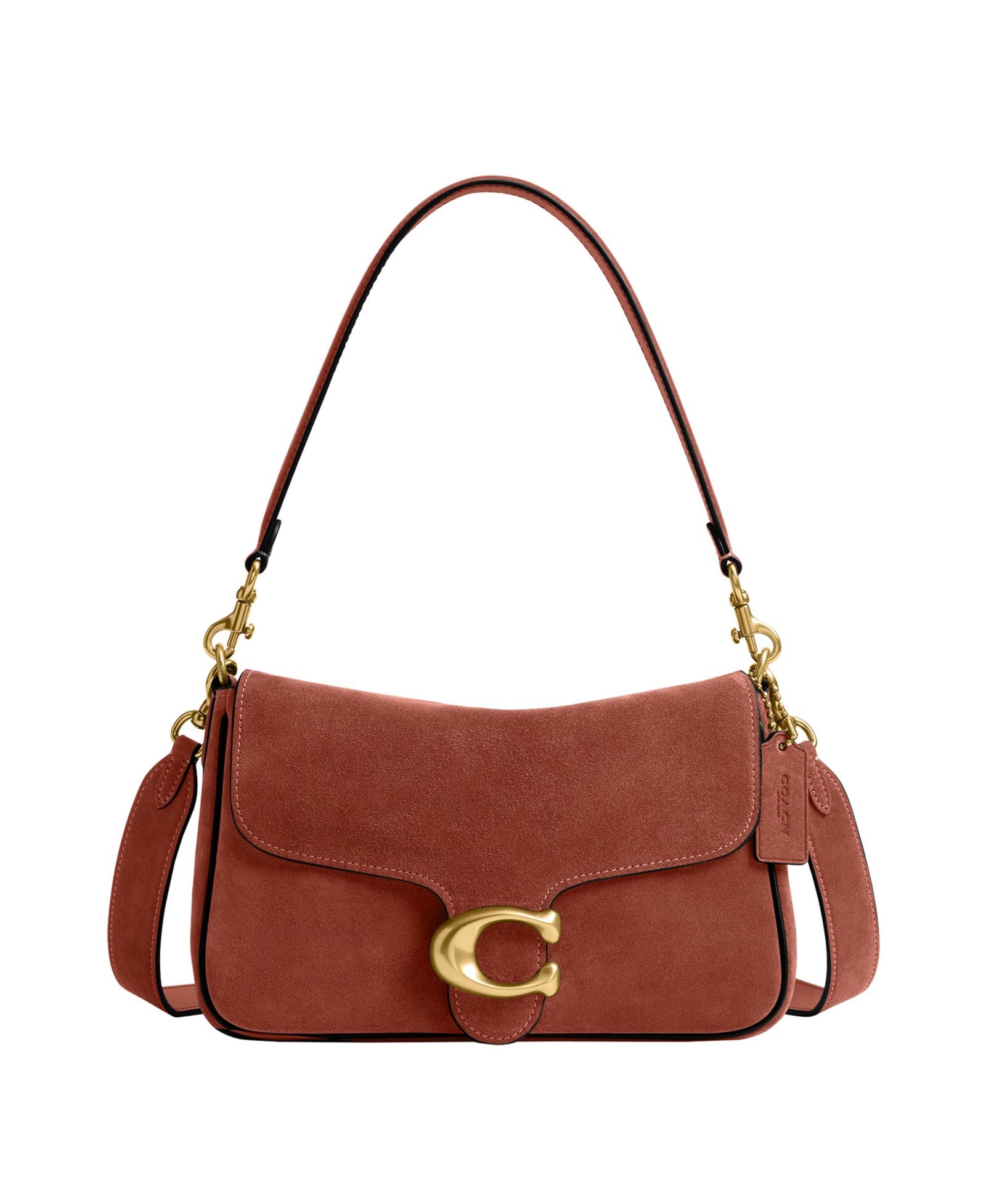 COACH Tabby Small Suede Shoulder Bag