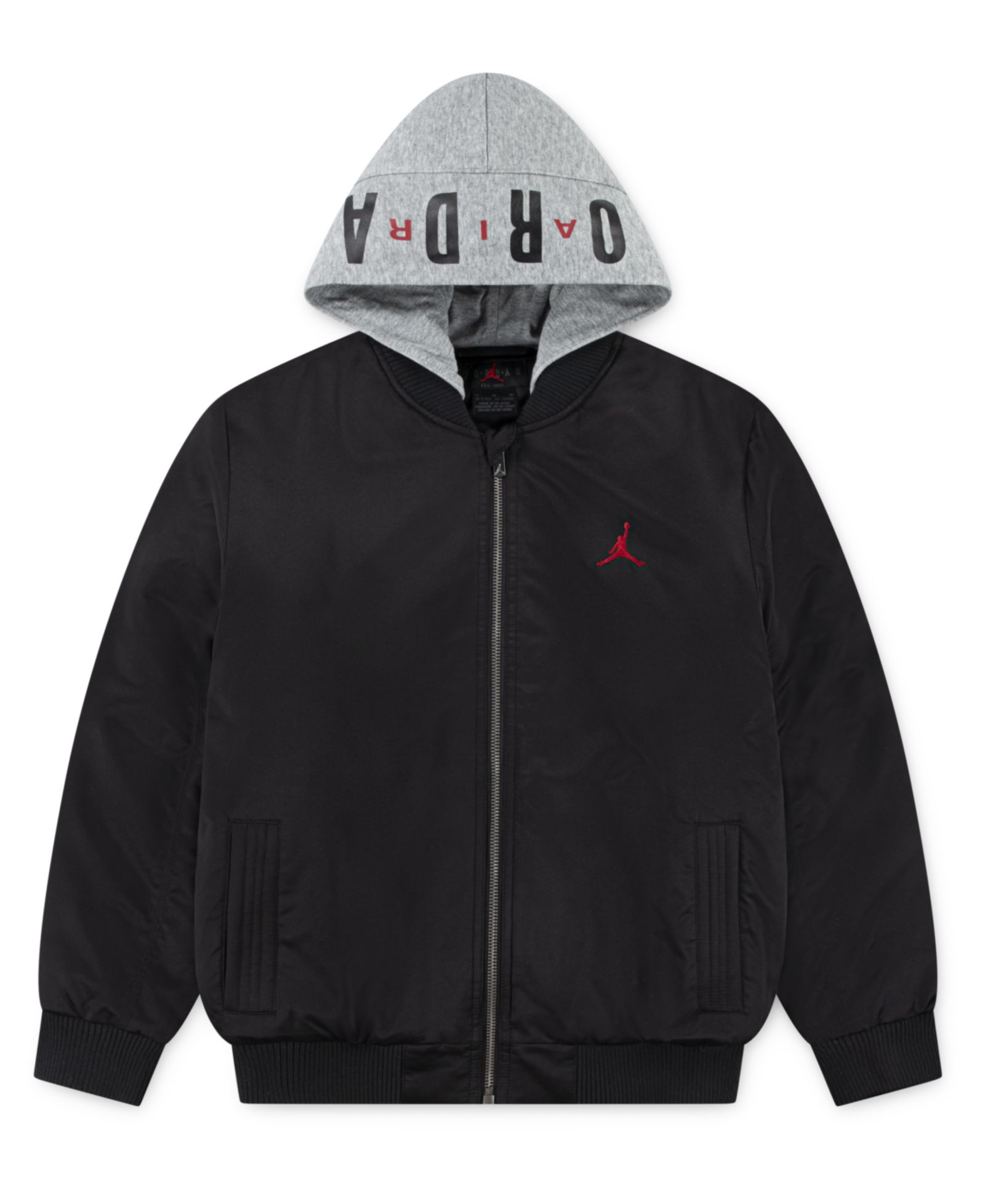 Jordan Boys' 8-20 Hooded Long-Sleeve Bomber Jacket