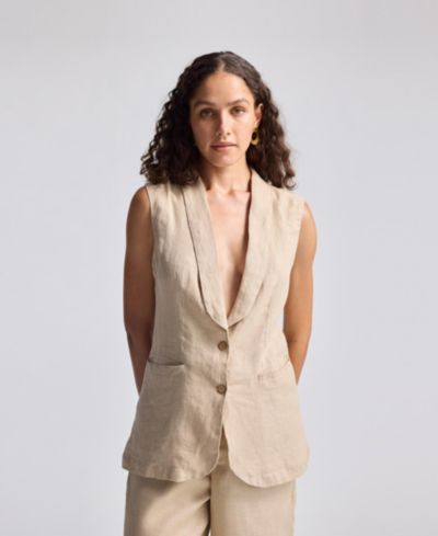 Reistor Women's Sleeveless Hemp Jacket
