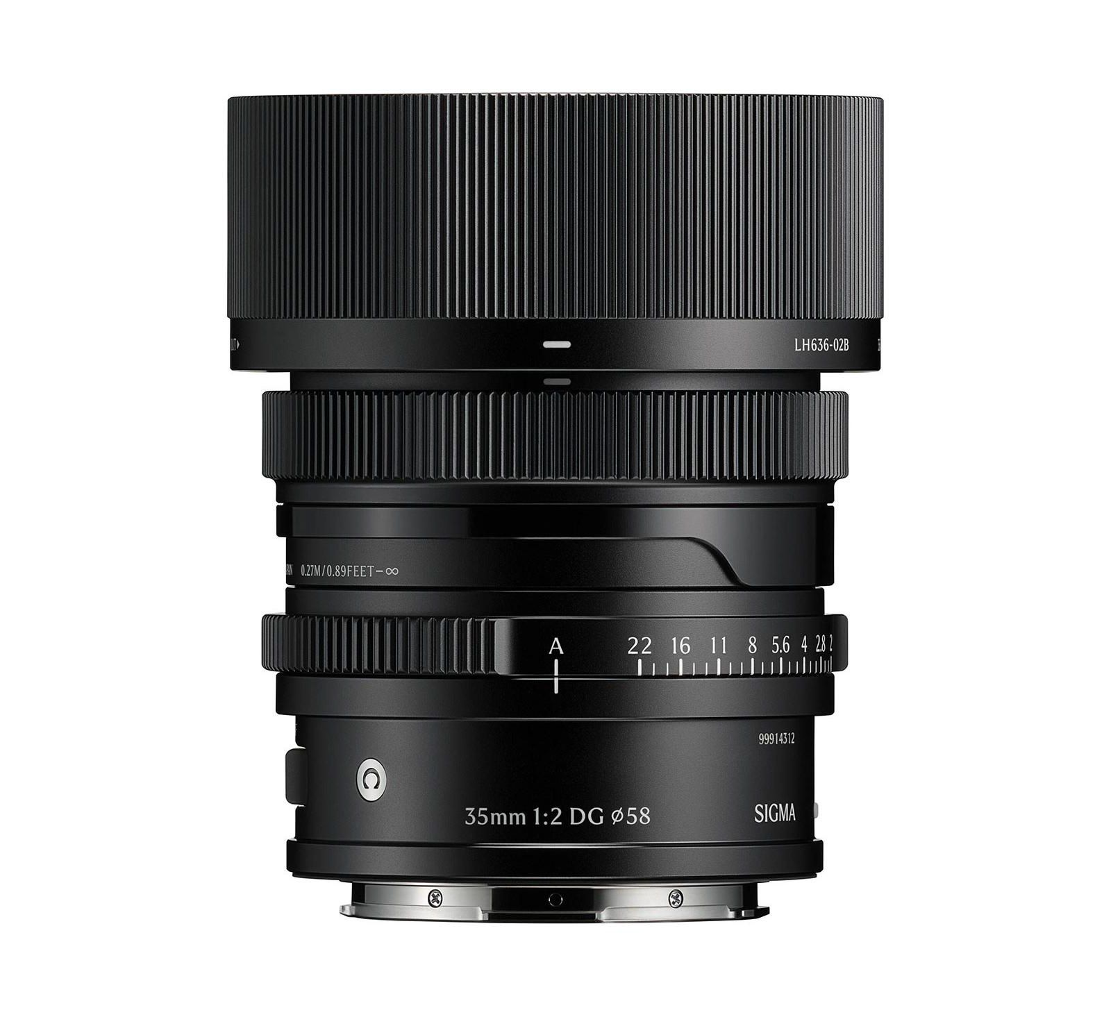 Sigma 35mm f/2 DG Contemporary Lens for L Mount, Black