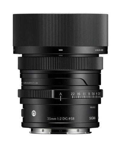 Sigma 35mm f/2 DG Contemporary Lens for L Mount, Black