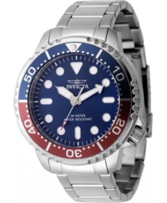 Invicta Men's 47219 Pro Diver Quartz Chronograph Blue Dial Watch