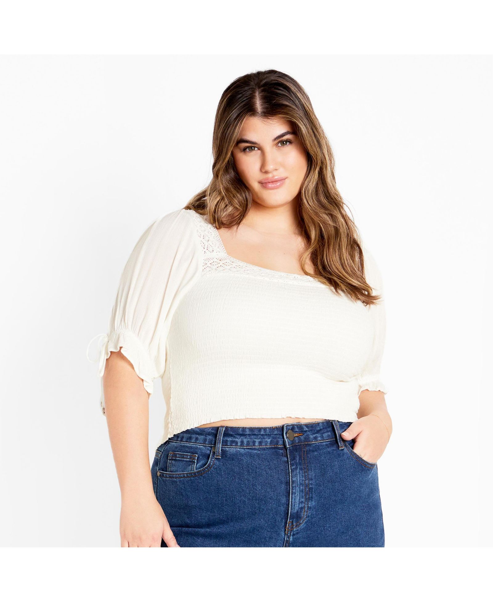 CITY CHIC Plus Size Aurora Plain Top
