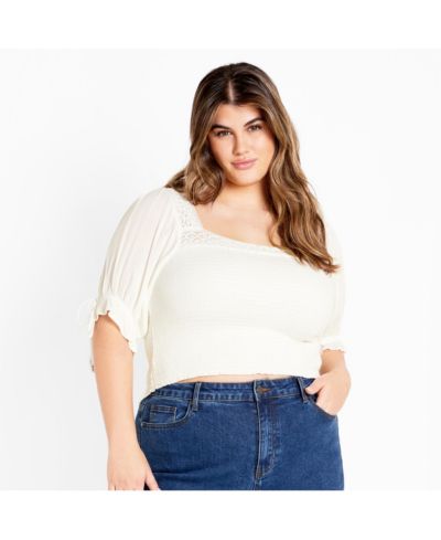 CITY CHIC Plus Size Aurora Plain Top