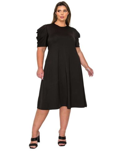 Женское платье L I V D Plus Size Aleyna Flare