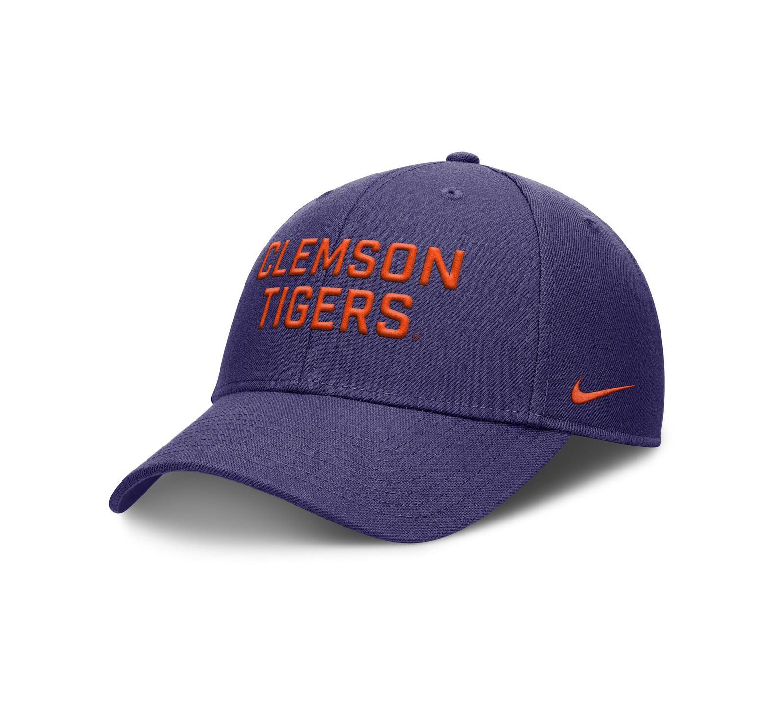 Мужская кепка Nike Purple Clemson Tigers Rise Practice Adjustable