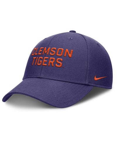 Мужская кепка Nike Purple Clemson Tigers Rise Practice Adjustable