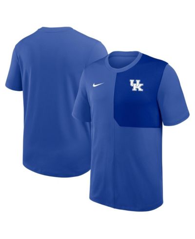 Nike Мужская спортивная футболка UV Performance Coach, Royal Kentucky Wildcats 2025 Sideline