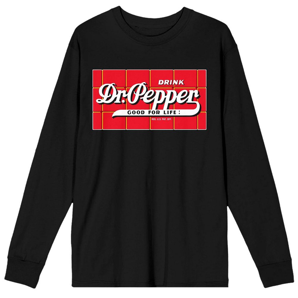Dr. Pepper Men's Good For Life Long Sleeve Tee