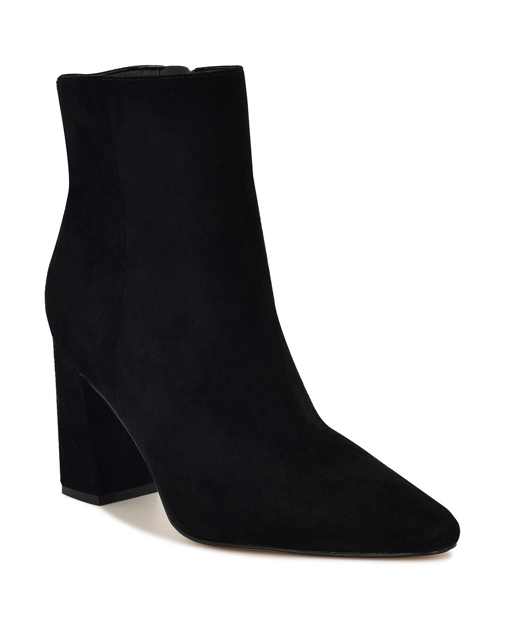 Nine West Women's Reraye Block Heel Ankle Booties