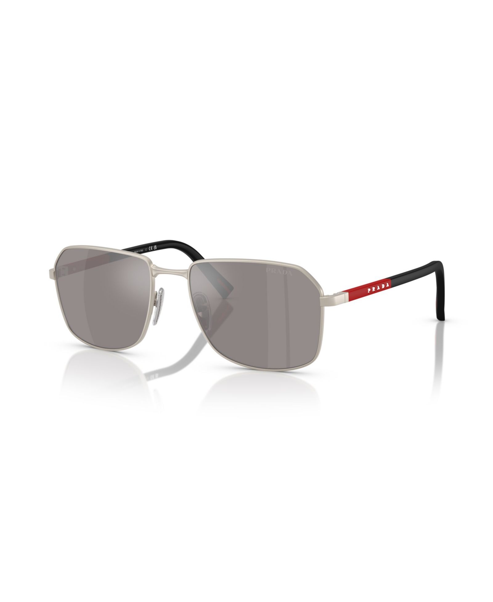 Мужские прямоугольные солнцезащитные очки Prada Linea Rossa, PS A51S