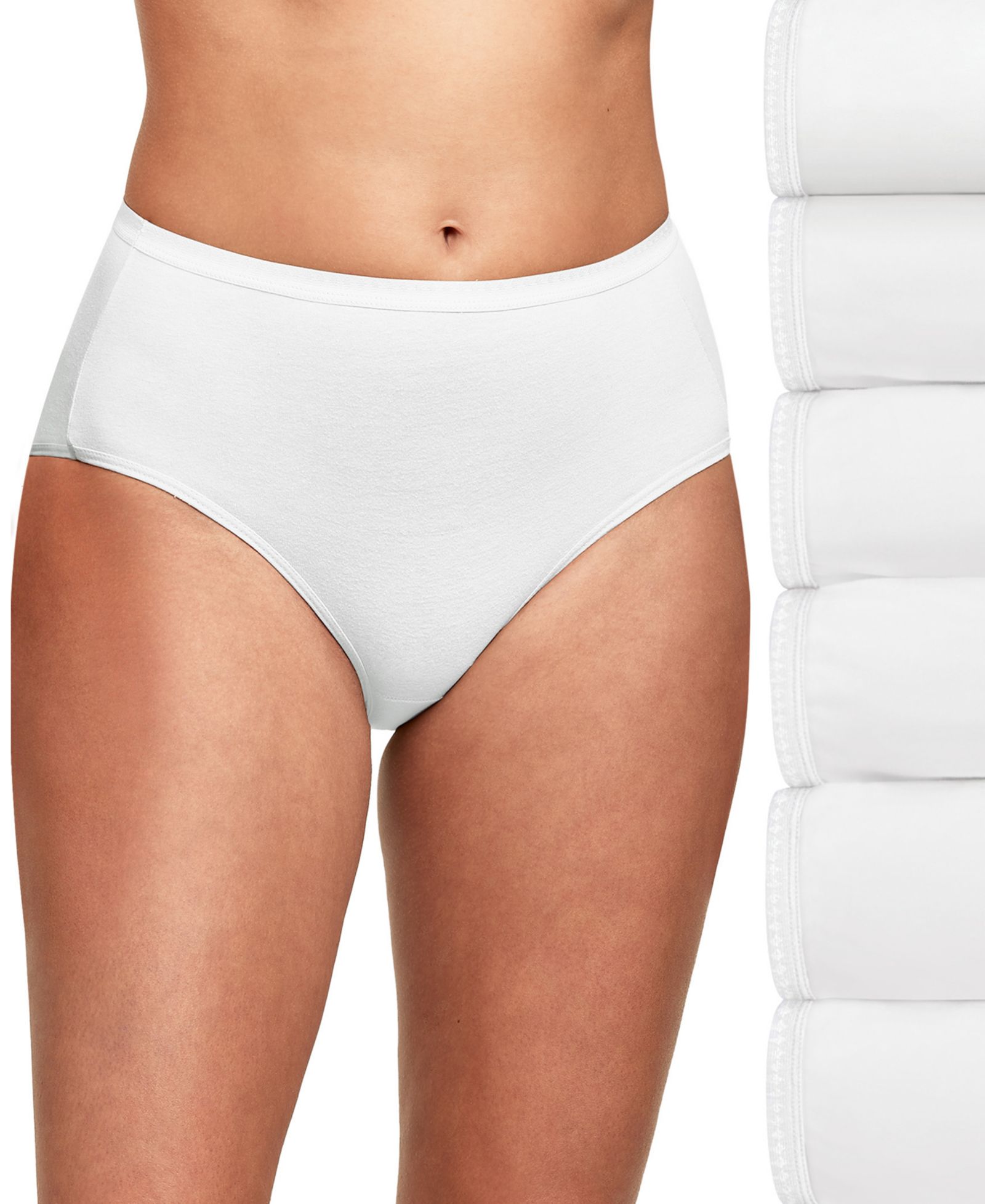 Hanes Women's 6-Pk. Ultimate Breathable Cotton Brief Underwear 40H6CC