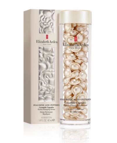 Сыворотка Elizabeth Arden Hyaluronic Acid + Peptides Ceramide Capsules Hydra-Plumping, 90-Pc.