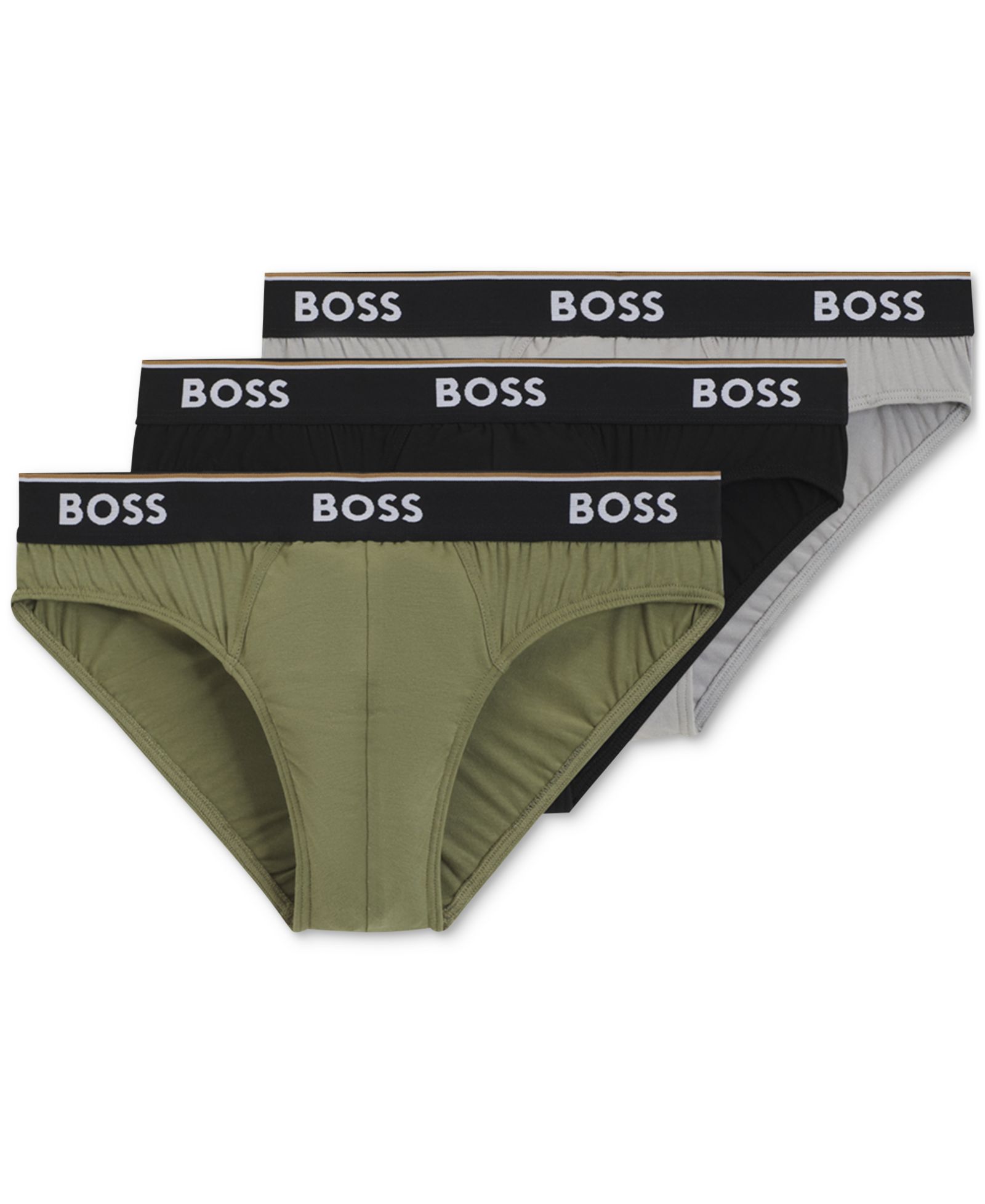 Мужские трусы BOSS by Hugo Boss 3pk. Power Stretch Cotton