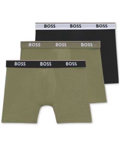 Мужские боксеры-брифы BOSS by Hugo Boss 3 шт. с логотипом