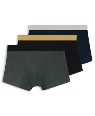 Мужские трусы Hugo Boss Metallic Waistband, упаковка 3 шт