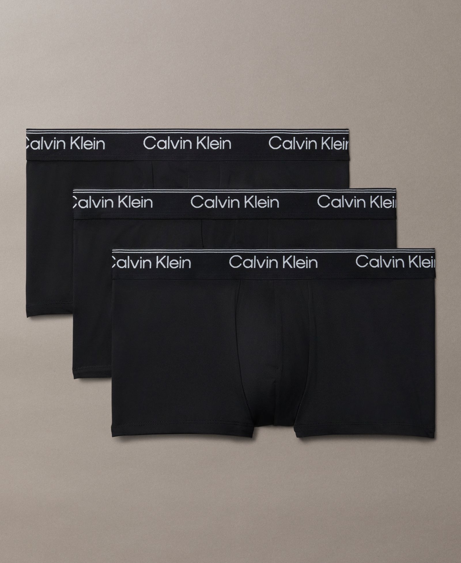 Calvin Klein Men's Micro Stretch Low-Rise Trunks, 3-Pack