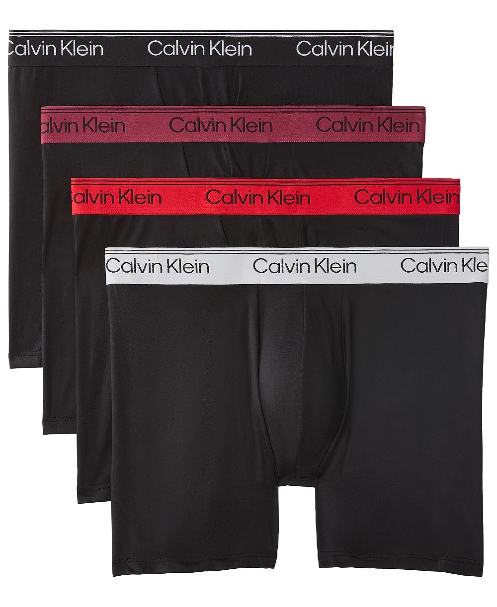 Calvin Klein Men's 3+1 Bonus Micro Stretch Boxer Briefs Pack