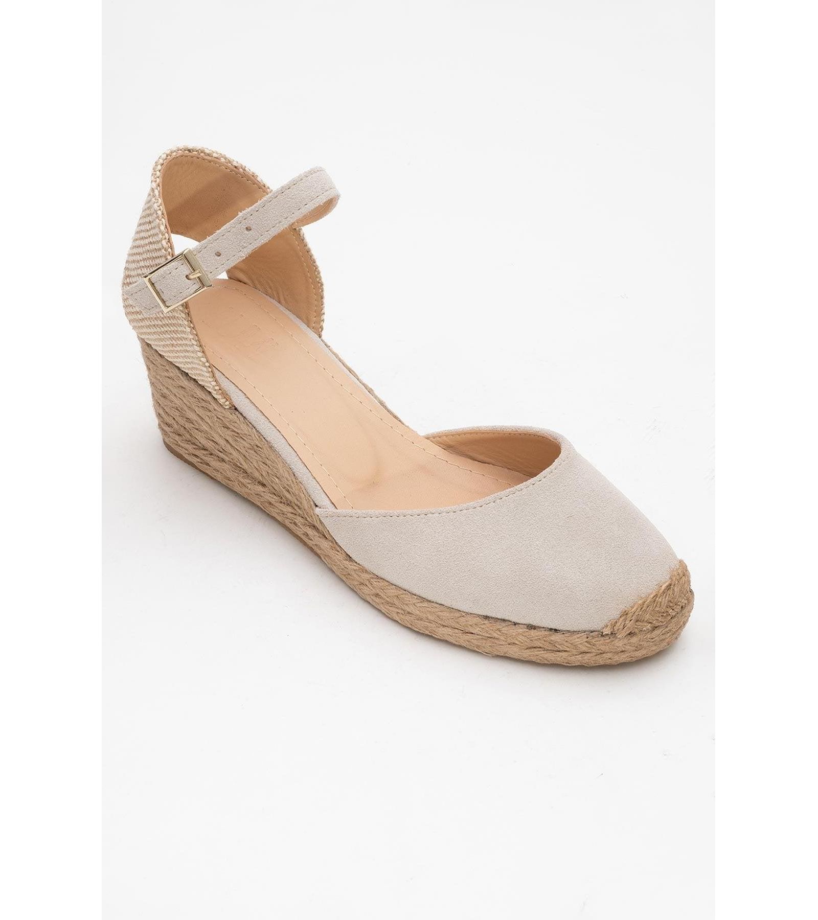 Aldea Leather Platform Espadrille (Women)