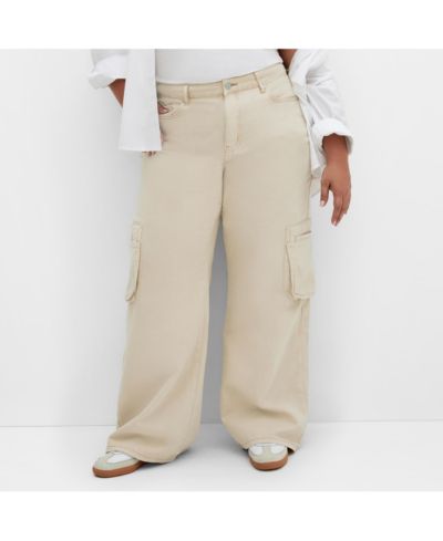 Джинсы CITY CHIC Plus Size Clarence Cargo Denim Pant