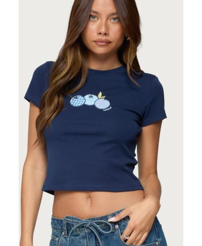 Женская футболка Edikted Bluberry Patch