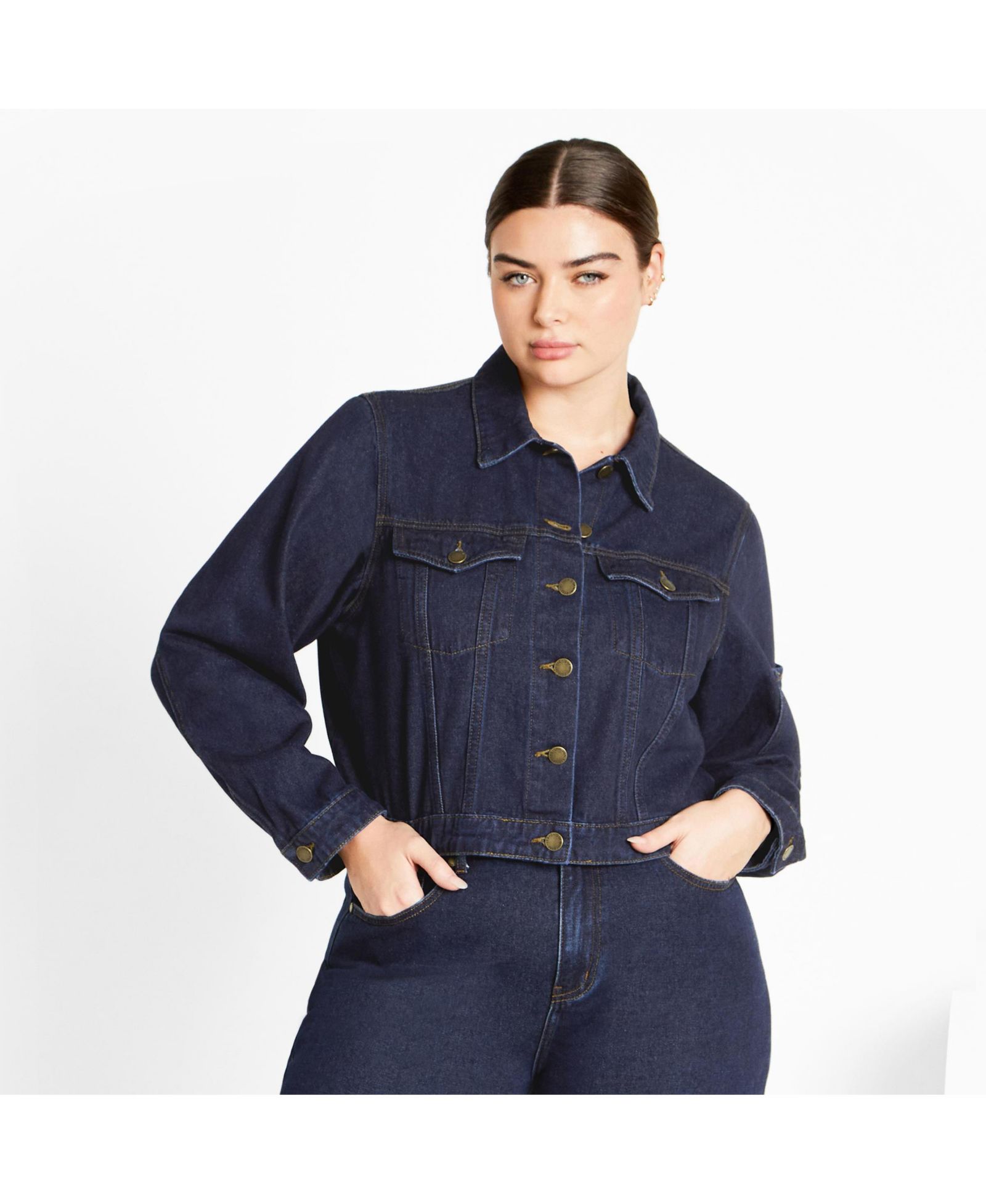 CITY CHIC Plus Size Denim Jojo Jacket