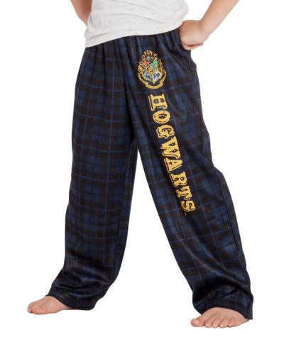 Harry Potter Intimo Boys' Hogwarts Houses Kids Plaid Lounge Pajama Pants - All Houses