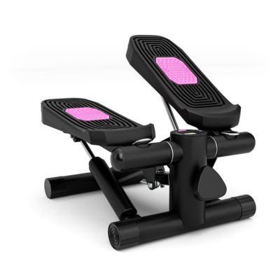 Slickblue Mini Stepper with Resistance Bands and Adjustable Height for Exercise at Home