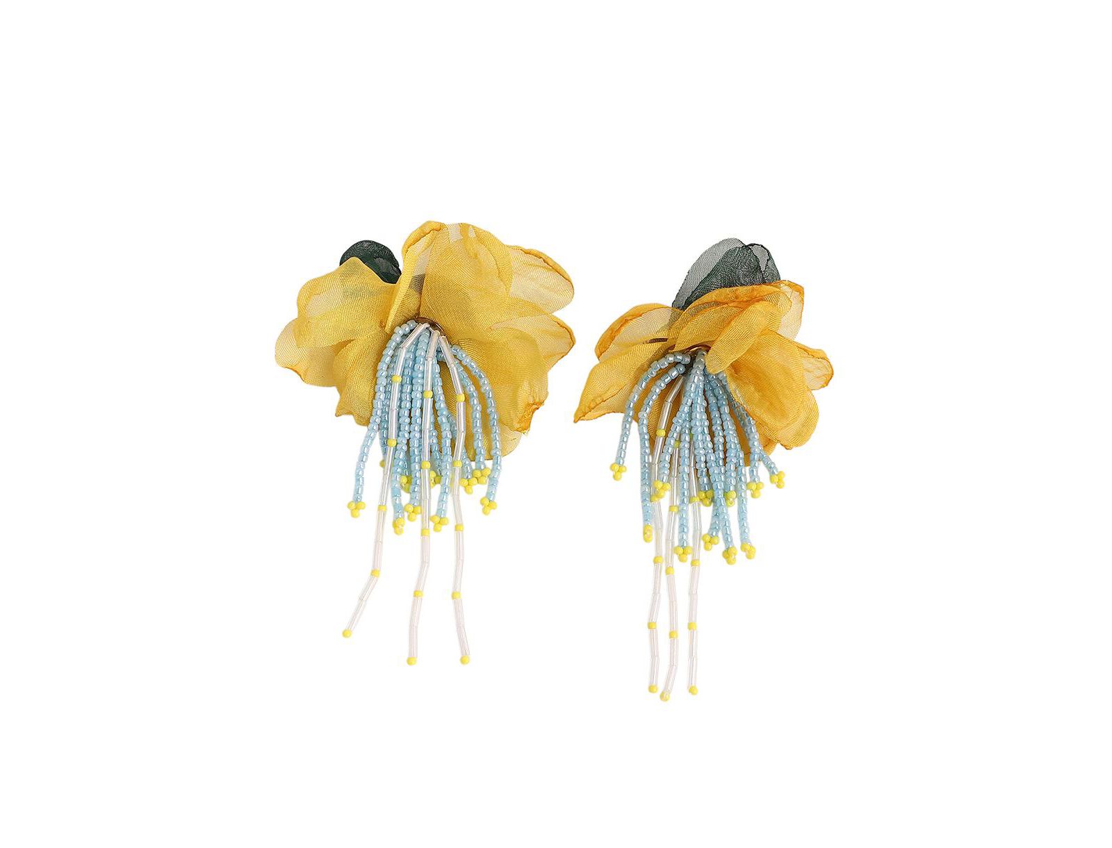 Серьги SOHI Maxi-Floral Drop
