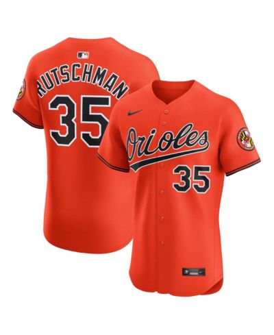 Джерси Nike Men's Adley Rutschman Orange Baltimore Orioles Alternate 2 Elite