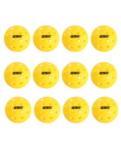 Набор мячей для пиклбола GSE Games & Sports Expert 12 шт, USAPA Standard 40 Holes