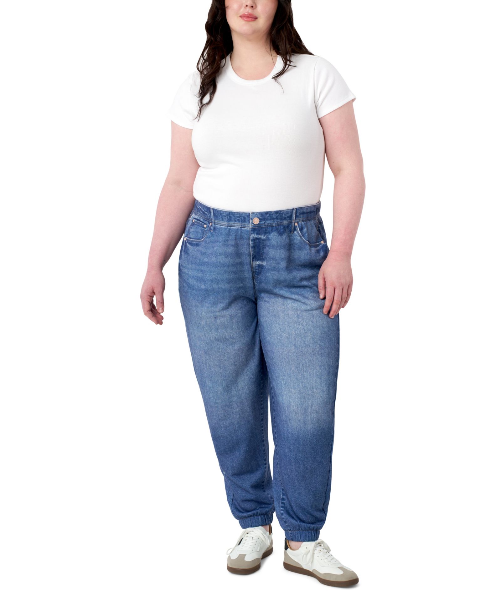 Seven7 Plus Size джинсовые джоггеры
