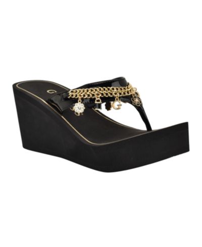 Сандалии GUESS Женский Sutton Charms EVA Thong Wedge