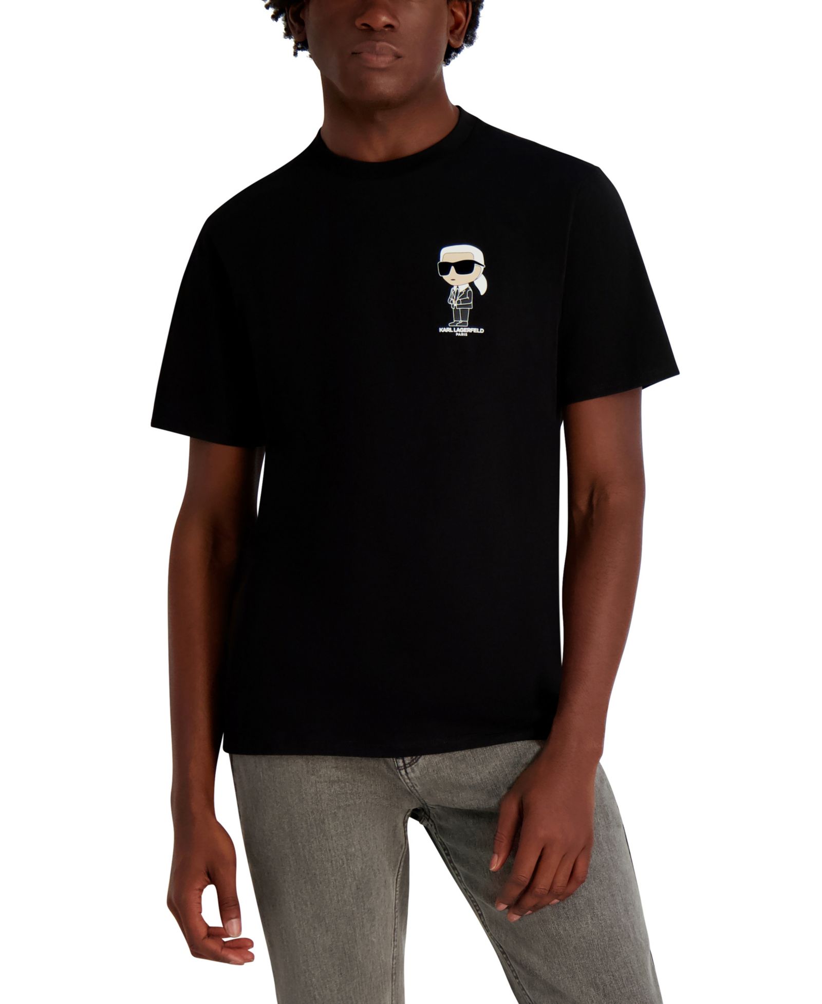 KARL LAGERFELD PARIS Men's Crewneck T-shirt
