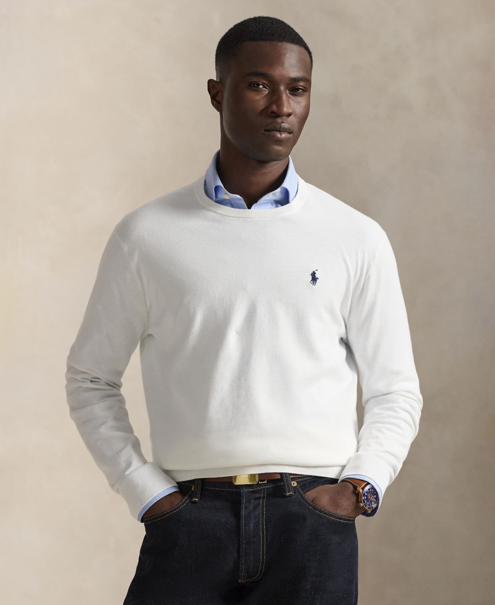 Polo Ralph Lauren Men's Pima Regular-Fit Crewneck Sweater