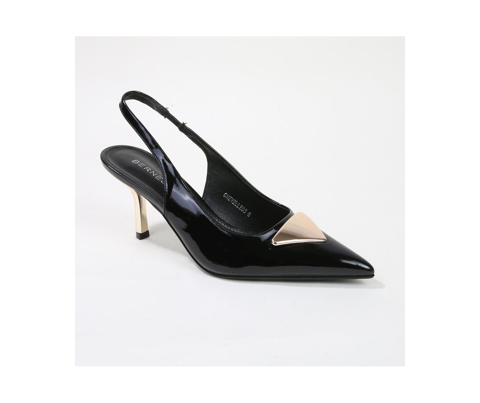 Chevelle Slingback Pump with Metallic Accent