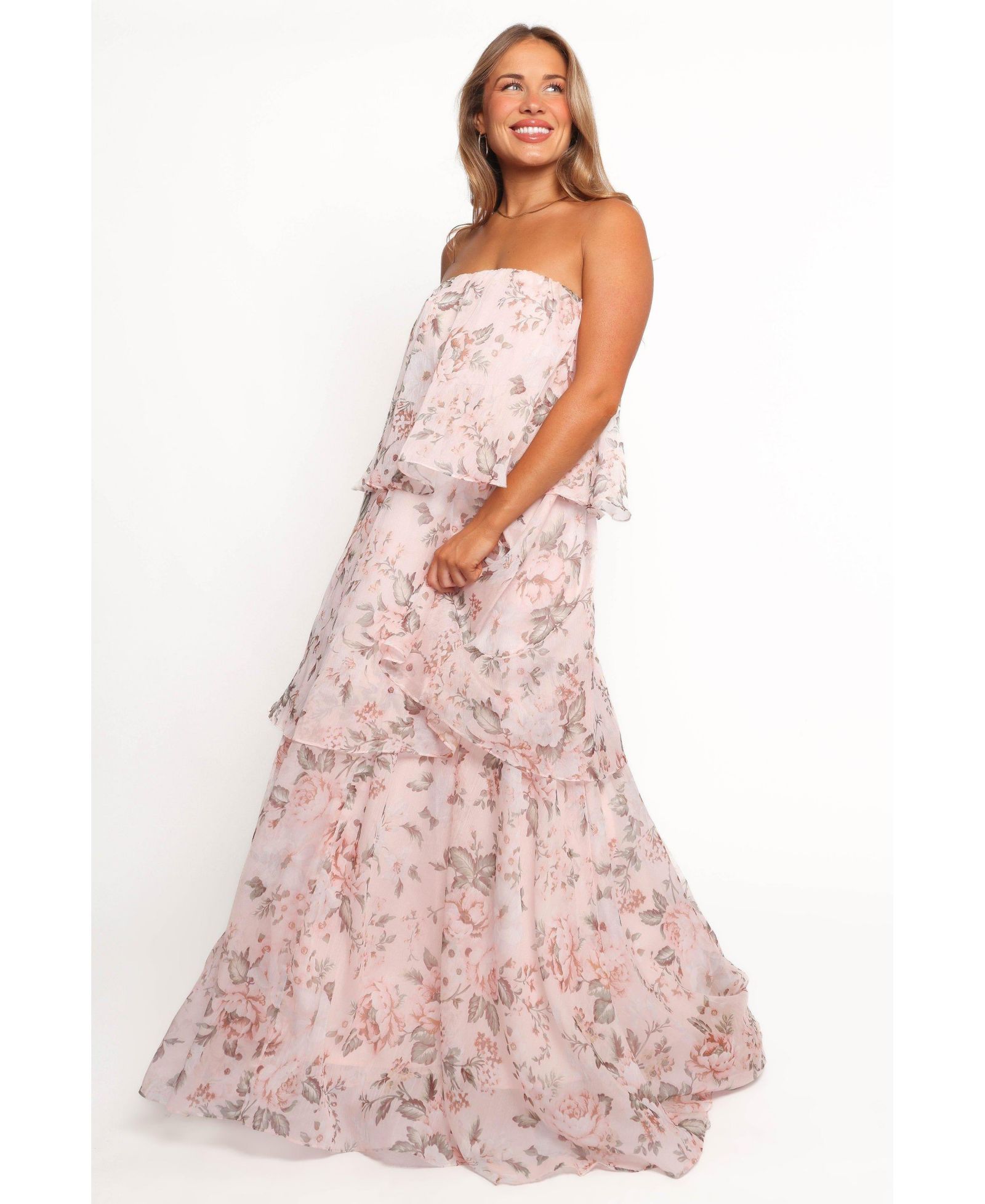 Petal and Pup Women's Bloom Strapless Maxi Dress