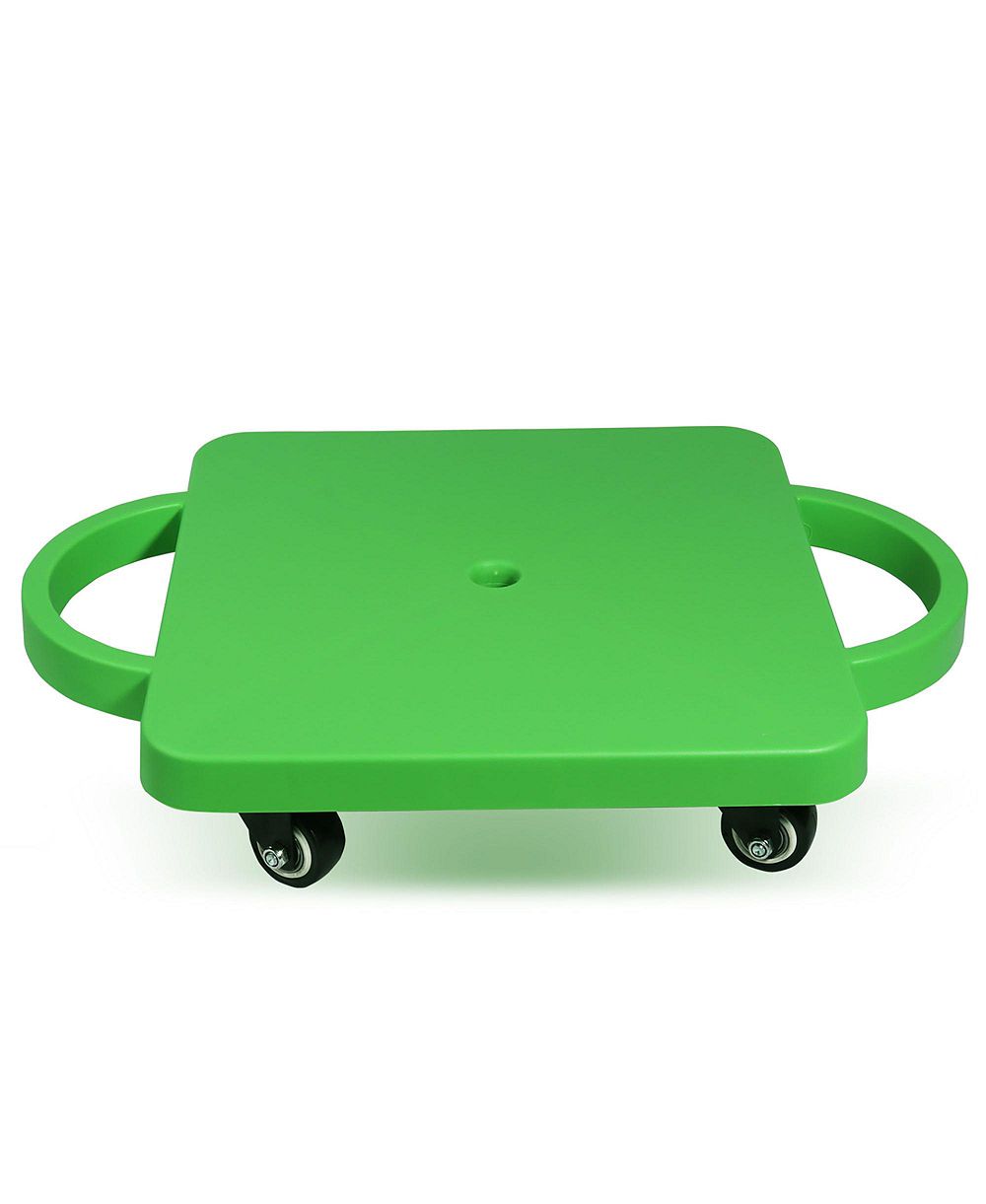 Floor Gym Scooter Board with Handles, Sitting Scooter for Kids Indoor Play, Fun Scoot Board  (Several Colors Available)