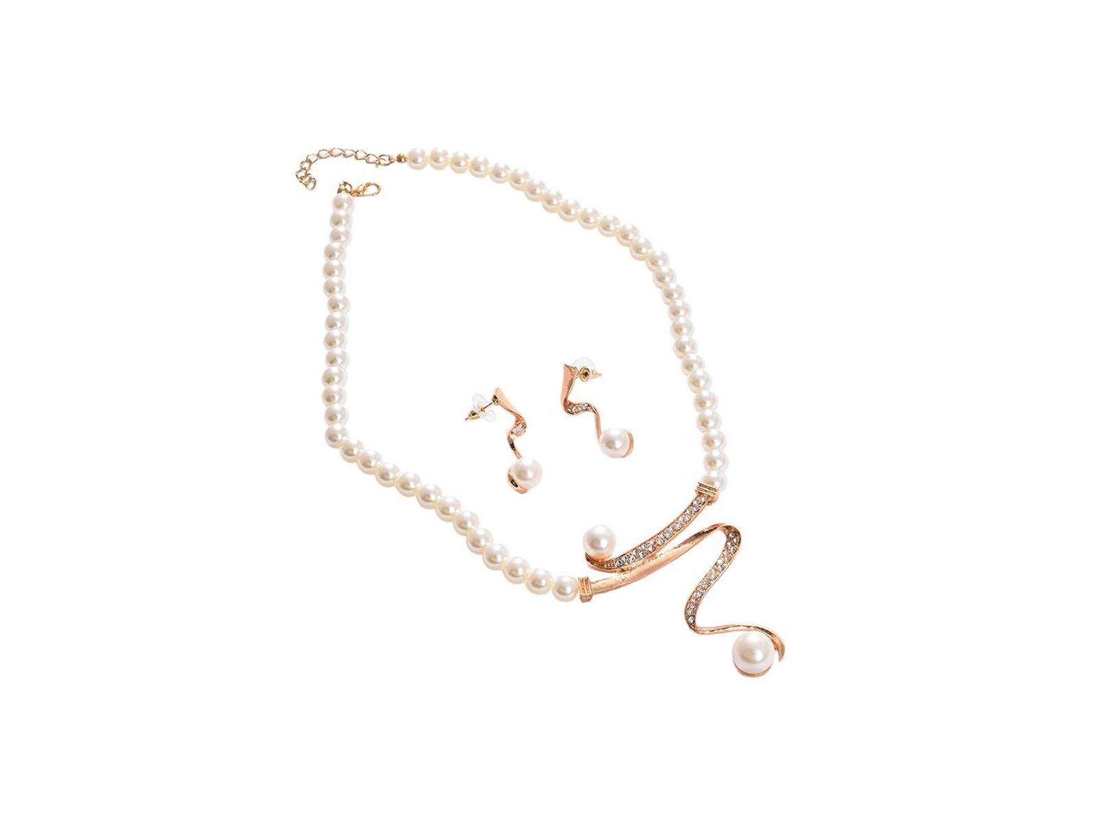 SOHI Pellet-Swirl Jewellery Set