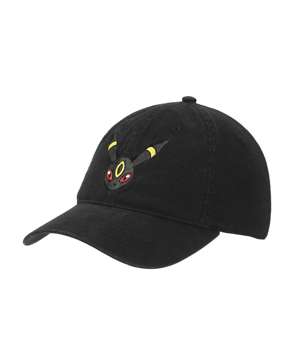 Pokemon Men's Umbreon Face Black Unstructured Baseball Cap