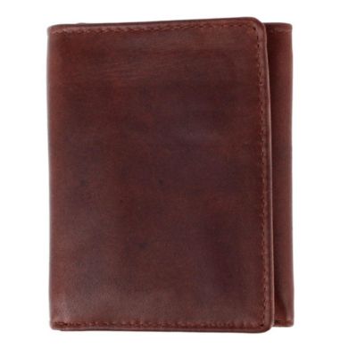 Мужской кожаный кошелек TRAFALGAR Tennyson Tri-Fold с окном для ID