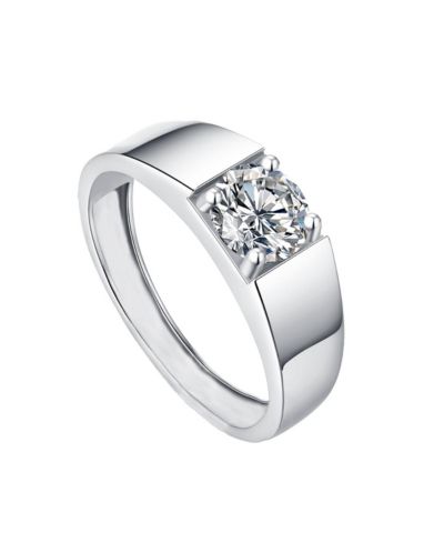 Кольцо Rachel Glauber Radiant CZ Solitaire с тонкой оправой