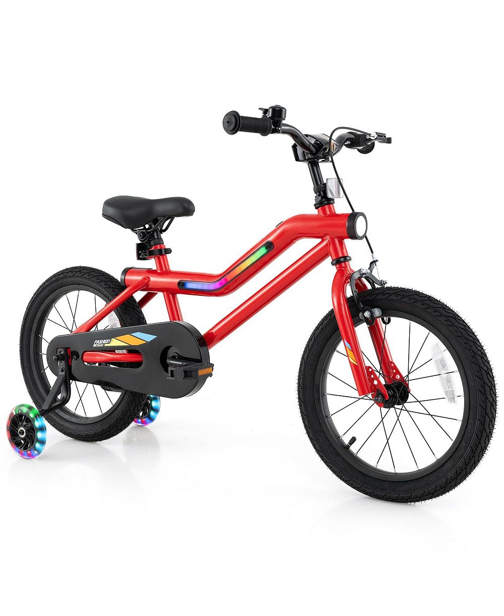 Велосипед Mecale 16 Inch для детей с LED Lights, стальная рама, для детей 4-8 лет
