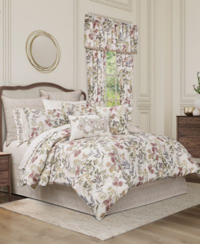 Комплект из 4 стеганых покрывал Royal Court Rosewood Botanical Leaf, Full