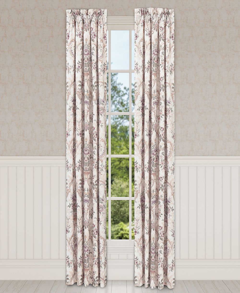 Royal Court Avant Garden Window Panel Pair, 41" x 84"