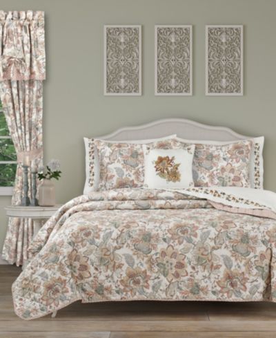 Royal Court Janessa Jacobean 3-Pc. Quilt Set, Twin/Twin XL