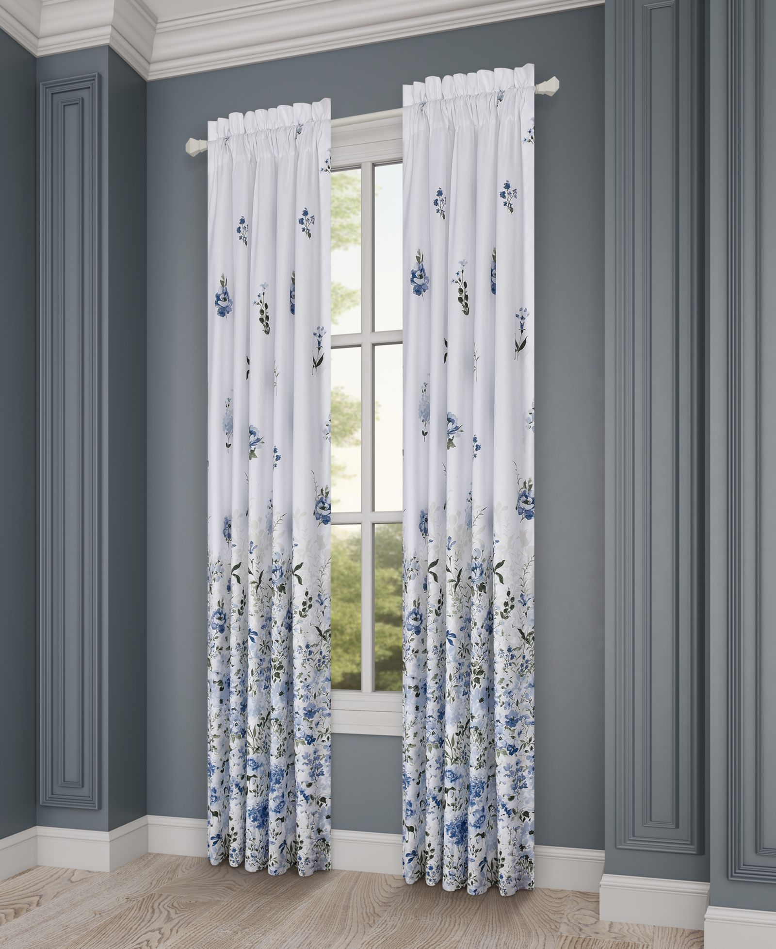 Парные оконные шторы Royal Court Kourtney Window Panel, 41" x 84"