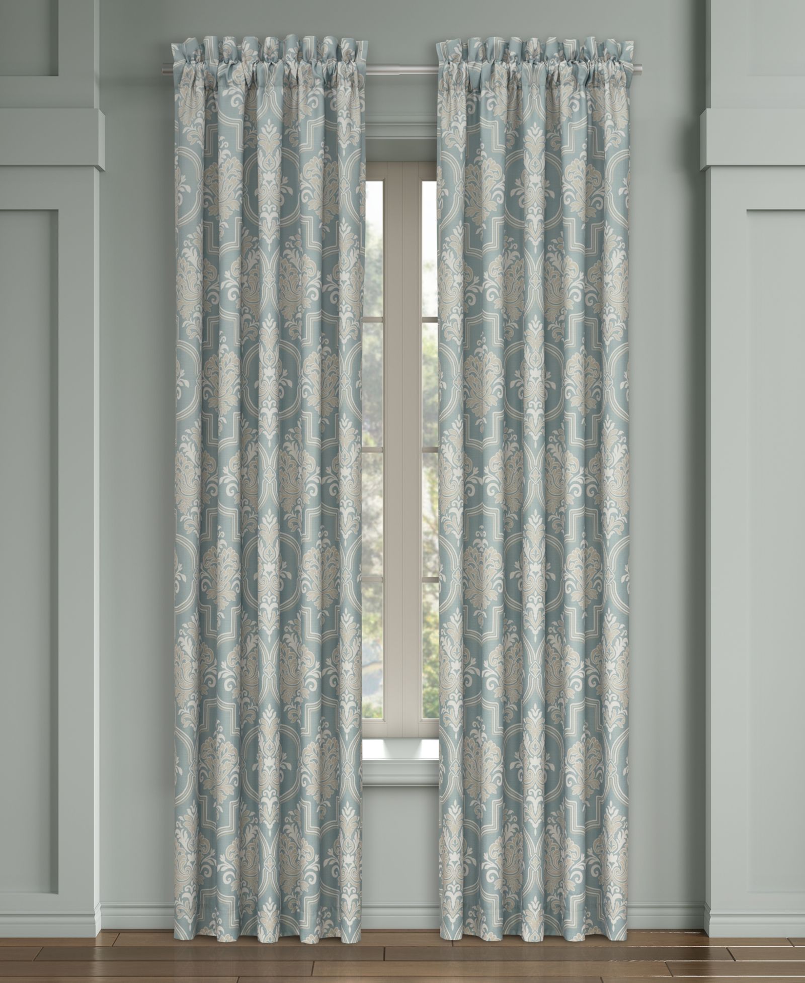 Royal Court Tranquility Window Panel Pair, 50" x 84"