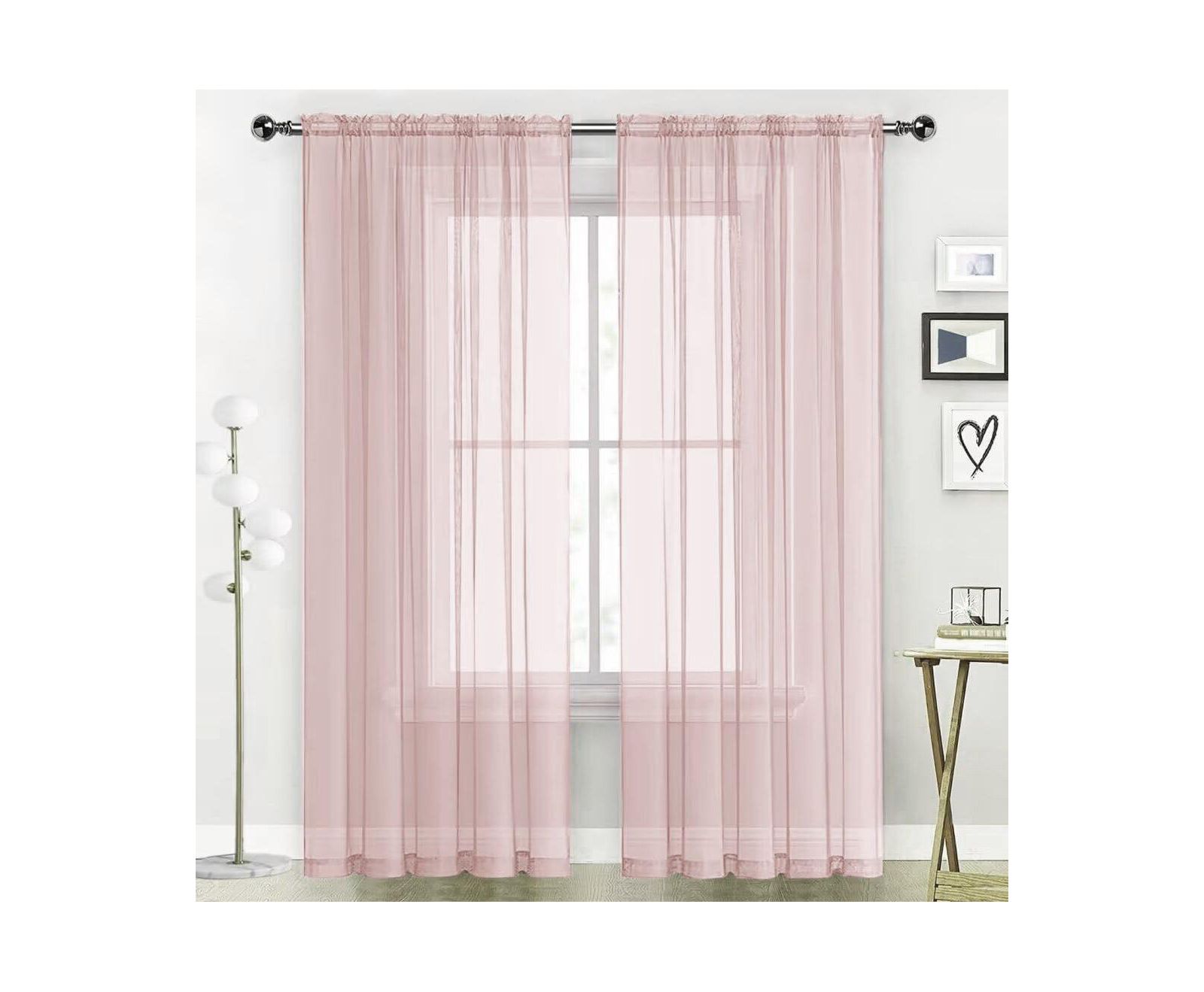 Тюль Kate Aurora Hotel Lux Rod Pocket Sheer